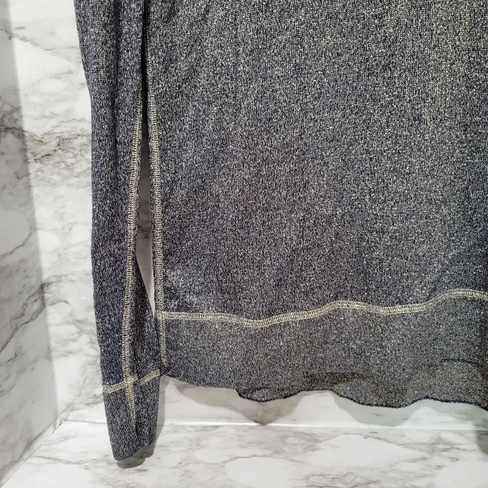 Joe Fresh Blue Gold Metallic Sweater XL - Picture 6 of 7